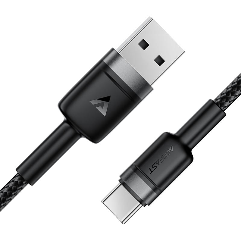 Picture of ACEFAST Charging Data Cable C22-04 USB-A to USB-C | 3 Months Warranty - Black
