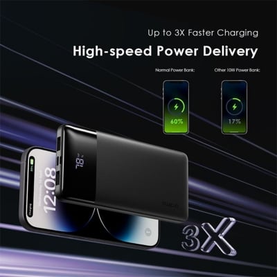 Picture of Oraimo 10000mAh Power Bank (OPB-7100Q) | 12 Months Warranty - Black
