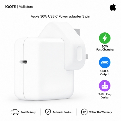 Picture of [Original] Apple 30W USB C Power adapter 3 pin (C-A2164) for MacBook Air