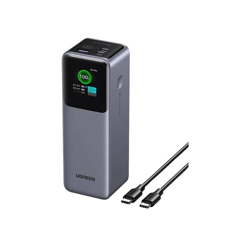 Picture of UGREEN PB721 20000mAh 130W Fast Charging Power Bank | 6 Months Warranty - Black