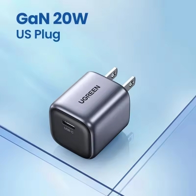 Picture of UGREEN Nexode CD318 20W GaN USB-C Fast Charger – PD 3.0 & QC 3.0 | 18 Months Warranty - Black