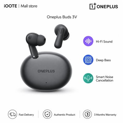 Picture of OnePlus Buds Ace 2 Hi-Fi Sound Deep Bass & Smart Noise Cancellation ANC Dynamic Drivers True Wireless Earbuds | 3 Months Warranty - Black