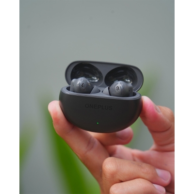 Picture of OnePlus Buds Ace 2 Hi-Fi Sound Deep Bass & Smart Noise Cancellation ANC Dynamic Drivers True Wireless Earbuds | 3 Months Warranty - Black