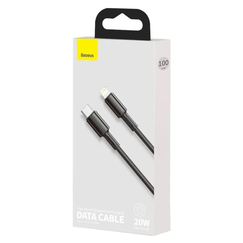 Picture of Baseus High Density Braided Type-C to iP PD 20W Lightning Data Cable (1M) | 3 Months Warranty - Black