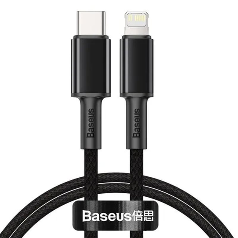 Picture of Baseus High Density Braided Type-C to iP PD 20W Lightning Data Cable (1M) | 3 Months Warranty - Black