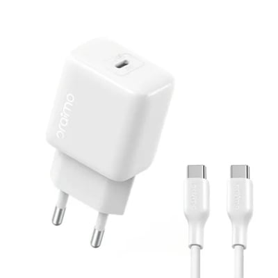 Picture of Oraimo 25w GaN Ultra Fast Type-C Adapter (OCW-5251ECC) | 6 Months Warranty - White