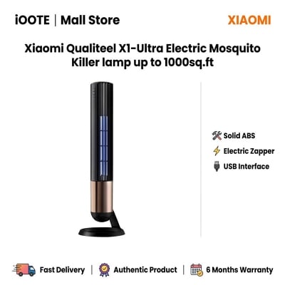 Picture of Xiaomi Qualiteel X1-Ultra Electric Mosquito Killer lamp up to 1000sq.ft | 6 Months Warranty - Black