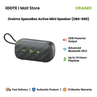 Picture of Oraimo SpaceBox Active Mini Speaker OBS-680 | 12 Months Warranty