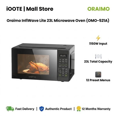 Picture of Oraimo InfiWave Lite 23L Microwave Oven (OMO-521A) | 12 Months Warranty