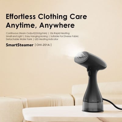 Picture of Oraimo Smart Steamer (OHI-202A) | 12 Months Warranty - GRAPHITBLACK