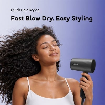 Picture of Oraimo Swift-Dry Hair-Dryer EU (OHD-210N) | 12 Months Warranty - GRAPHITE GREY