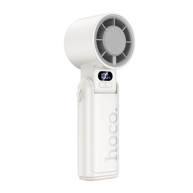 Picture of HOCO HX603 3600mAh  8500 RPM high-speed Handheld Fan | 3 Months Warranty - Beige