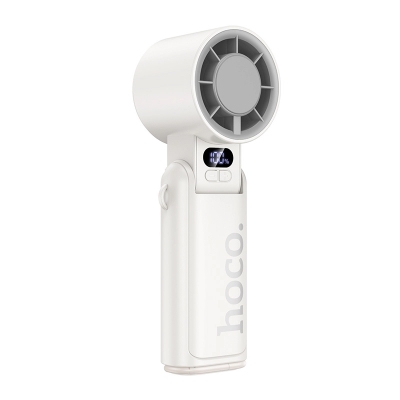 Picture of HOCO HX603 3600mAh  8500 RPM high-speed Handheld Fan | 3 Months Warranty - Beige