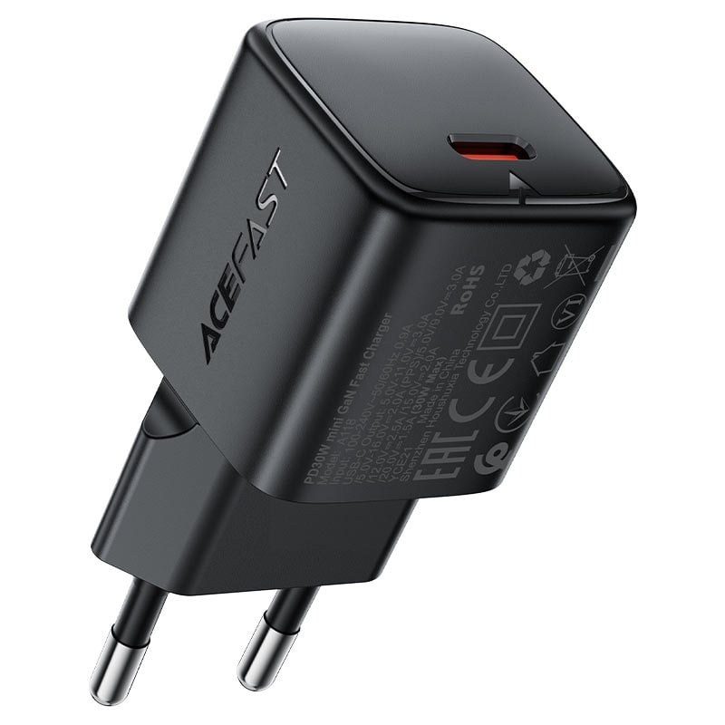 Picture of ACEFAST A118 PD30W GaN Wall Charger | 3 Months Warranty - Black