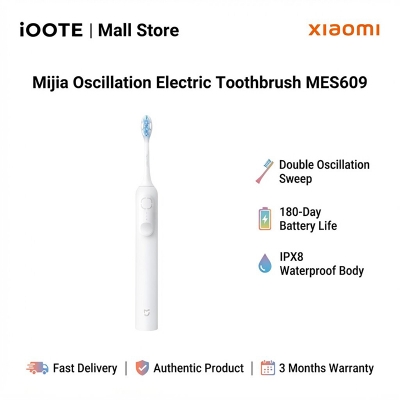 Picture of Mijia Oscillation Electric Toothbrush MES609 | 3 Months Warranty - White