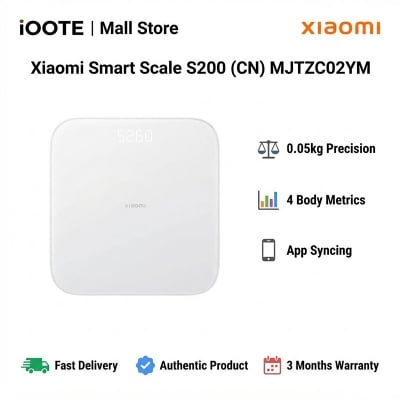 Picture of Xiaomi Smart Scale S200 (CN) MJTZC02YM | 3 Months Warranty - White