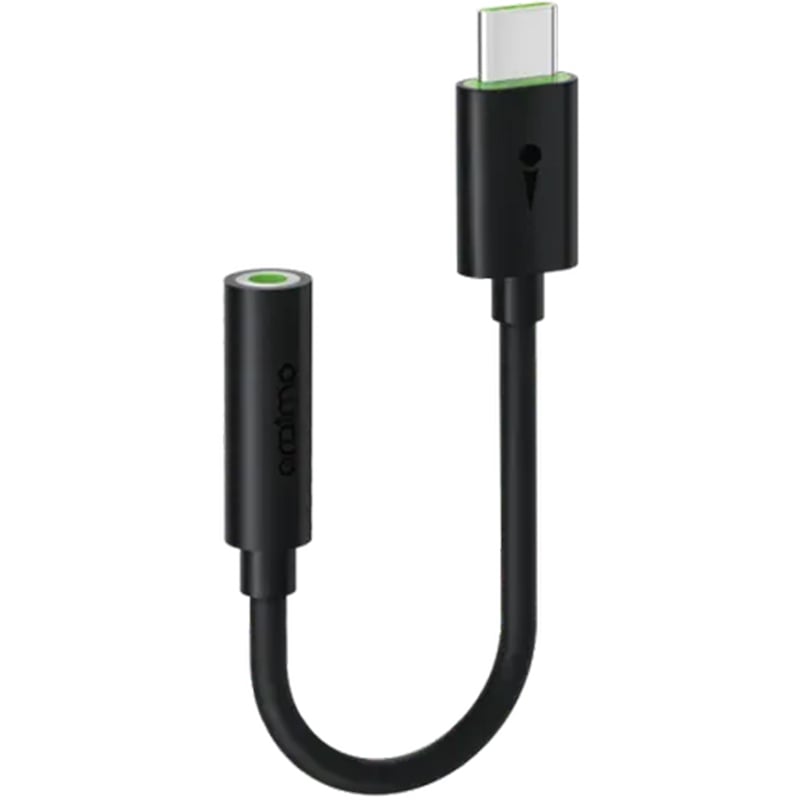 Picture of Oraimo Type C to 3.5mm Audio Converter (OAA-310) | 6 Months Warranty - Black
