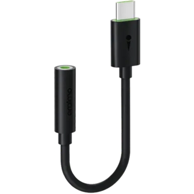 Picture of Oraimo Type C to 3.5mm Audio Converter (OAA-310) | 6 Months Warranty - Black