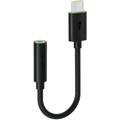 Picture of Oraimo Type C to 3.5mm Audio Converter (OAA-310) | 6 Months Warranty - Black