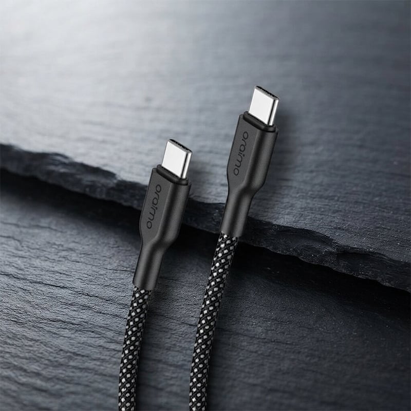 Picture of Oraimo 1M 3A Type-C to Type-C Data Cable (OCD-152CC) | 6 Months Warranty - Black