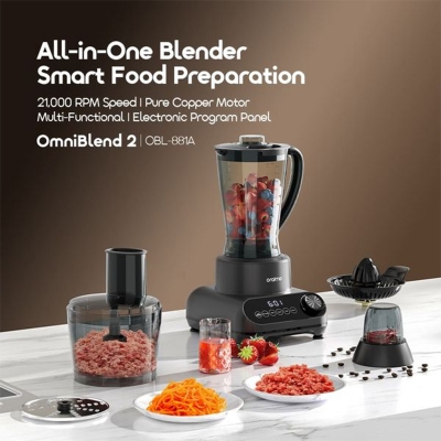 Picture of Oraimo 5-in-1 Multifunctional Blending Master (OBL-881A)- GRAGREY | 12 Months Warranty