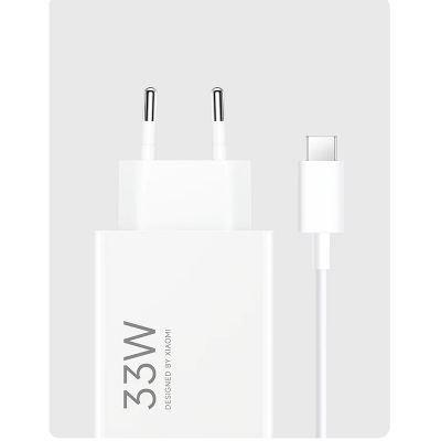 Picture of [Original] Xiaomi 33W hypercharge combo (Type-A) EU | 6 Months Warranty - White