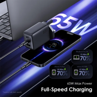 Picture of Oraimo Charging Kit (OCW-7652ECC) | 12 Months Warranty - Black