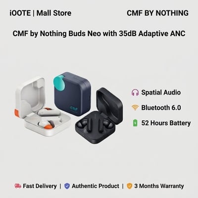 Picture of CMF by Nothing Buds Neo with 35dB Adaptive ANC | 3 Months Warranty
