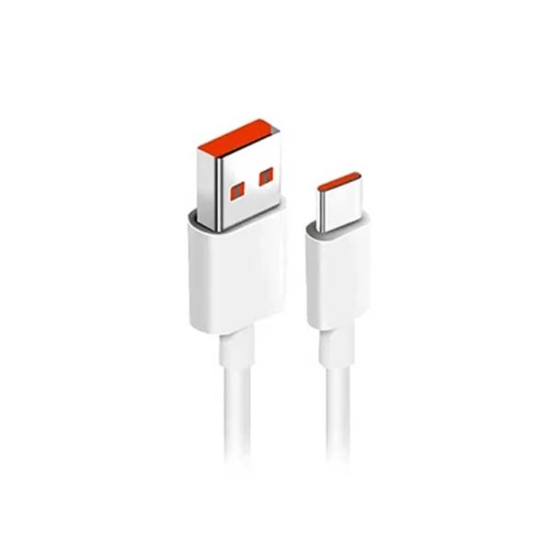 Picture of [Original] Xiaomi 6A Type-A to Type-C Data Cable 1M | 6 Months Warranty - White