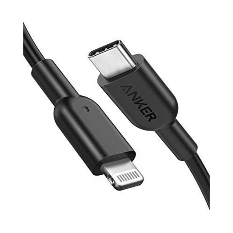 Picture of Anker PowerLine III Flow USB-C with Lighting Connector 1M | 18 Months Warranty - Black