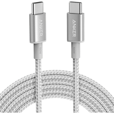 Picture of Anker 333 100W 1M USB-C to USB-C Cable (A8756) White | 18 Months Warranty - White
