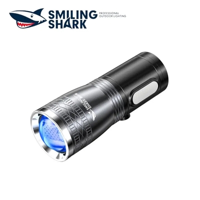 Picture of Smiling Shark Flashlight 2L Light Sources Model DY3003 | 3 Months Warranty - Black