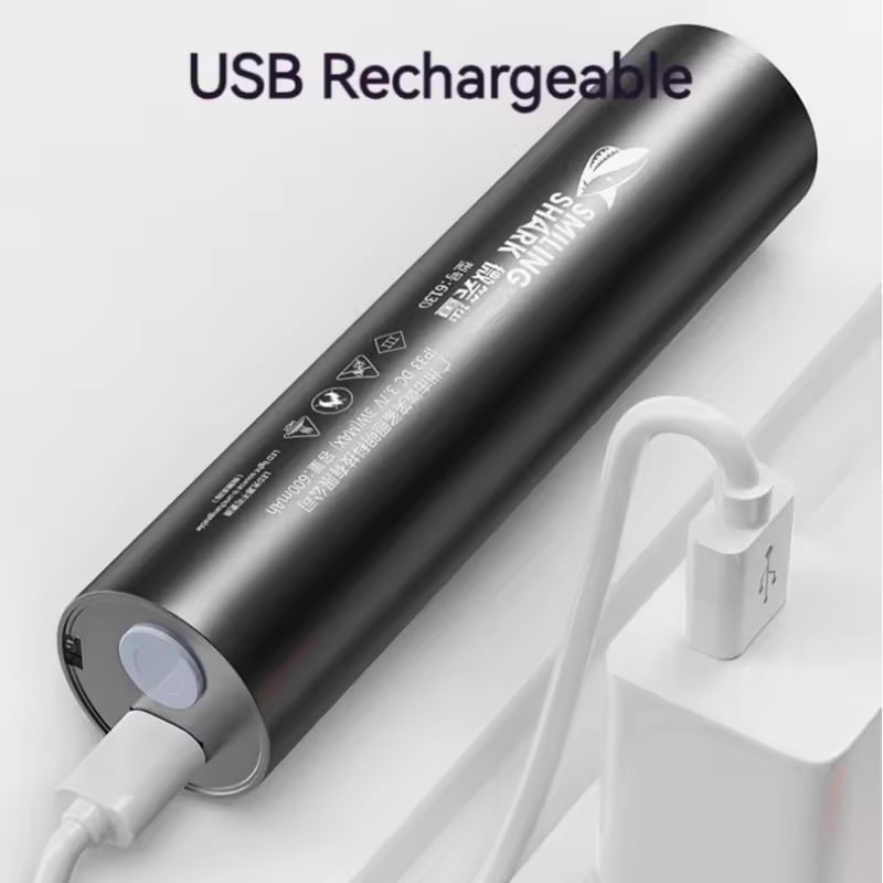 Picture of Smiling Shark 365UV Detection Flashlight Model TD613E | 3 Months Warranty - Black
