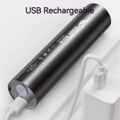 Picture of Smiling Shark 365UV Detection Flashlight Model TD613E | 3 Months Warranty - Black