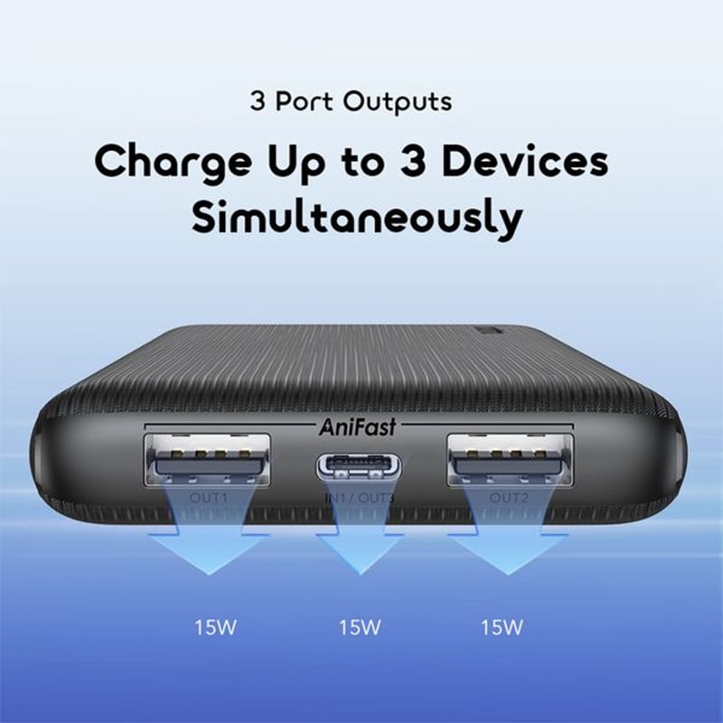 Picture of Oraimo10000mAh Power Bank (OPB-1102)  | 12 Months Warranty - Black
