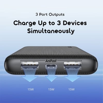 Picture of Oraimo10000mAh Power Bank (OPB-1102)  | 12 Months Warranty - Black