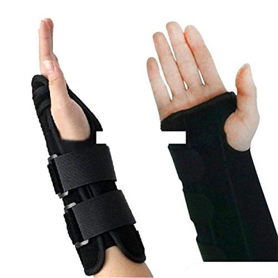 Picture of Wrist Support Splint: Ideal for Reducing Pain from with Carpal Tunnel, Sprains, or Arthritis. Suitable for Both Hand Free Size