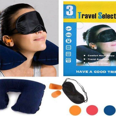 Picture of 1Pc Inflatable Air Cushion Rest U Shape Plane Flight Portable Pillow for Travel Office Nap Head Rest Air Cushion Neck pillow