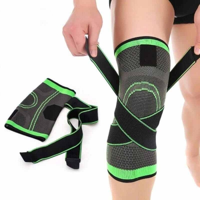 Picture of Professional Weaving Elastic Support Knee Brace for Sports Security Strap free size