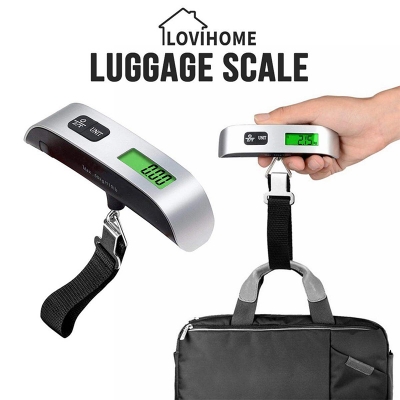 Picture of 1pcs Portable Scale Digital LCD Display 110lb/50kg Electronic Luggage Hanging Suitcase Travel Weighs Baggage Bag Weight Balance
