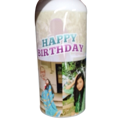 Picture of Customize Alluminium Water Bottle Print with Your Own PHOTO, Design. 650 ML