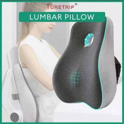 Picture of Back Support for Office Chair, Memory Foam Back Rest for Office Chair, Chair Back Support for Back Pain Relief, for Office/Home Chair & Car Seat, Removable Cover