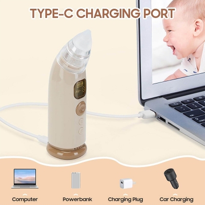 Picture of Baby Nasal Aspirator Electric Nose Cleaner Sniffing Equipment for Children Clear stuffy noses Quickly & Gently