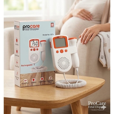 Picture of Portable Fetal Doppler | Baby Heartbeat Monitor for Pregnant Moms | Digital LCD Screen, Built-in Speaker, Clear FHR Detection | Compact & Easy to Use Home Pregnancy Device