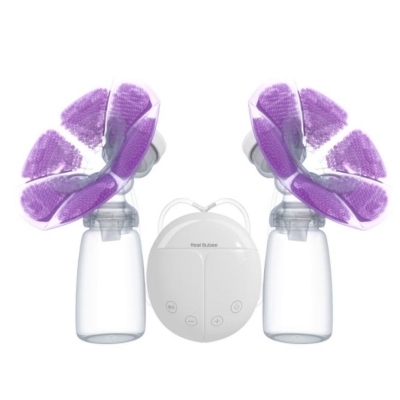 Picture of Real Bubee Single/double Electric Breast Pump With Milk Bottle Infant Usb Bpa Free Powerful Breast Pumps Baby Breast Feeding