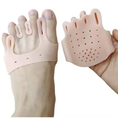 Picture of Say Goodbye to Foot Pain with Our Soft Silicone Forefoot Pad and Toe Separator – Designed to Relieve Metatarsal Pain, Reduce Friction, and Keep Your Feet Comfortable All Day Long Skin Color