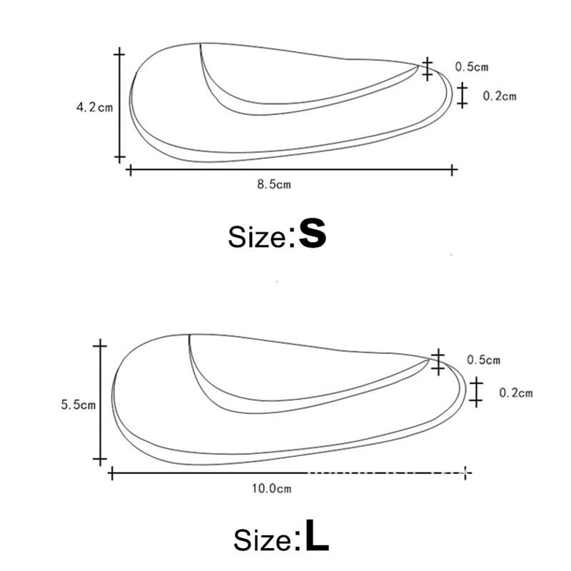 Picture of Insole Orthotic Professional Arch Support Insole Flat Foot Flatfoot Corrector Shoe Cushion Insert Silicone Gel Orthopedic Pad S
