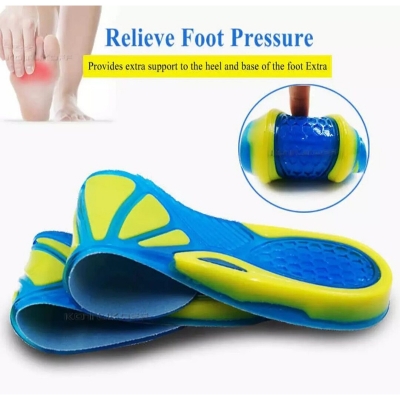 Picture of Silicone Non-Slip Gel Soft Sport Shoe Insoles Massaging Insole Orthopedic Foot Care For Feet Shoes Sole Shock Absorption Pads 35