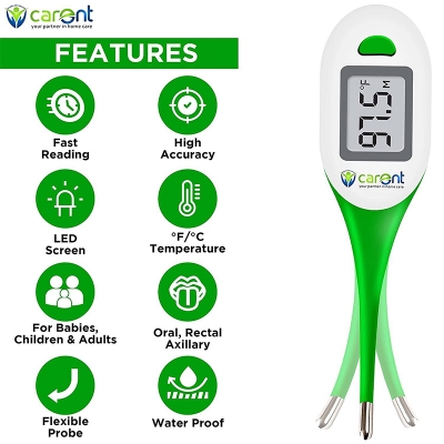 Picture of RBC DMT4326 Waterproof Flexible Tip Digital Thermometer for Body Fever Kids Adults & Babies Thermometer