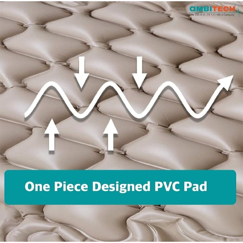 Picture of Anti-Decubitus Air Pump and Bubble Mattress for Prevention of Sorenil Bed Sore and Pressure Sores (Beige)